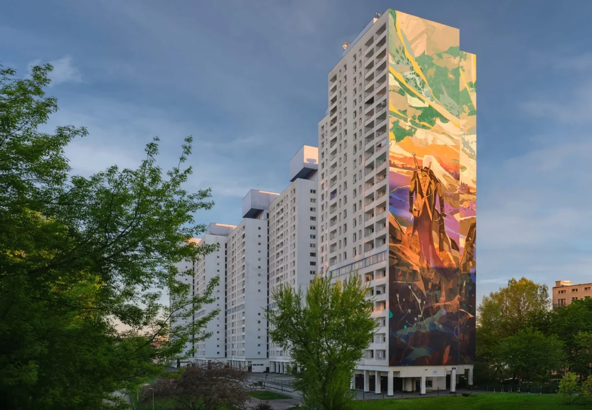 Łódź, Mural with The Witcher