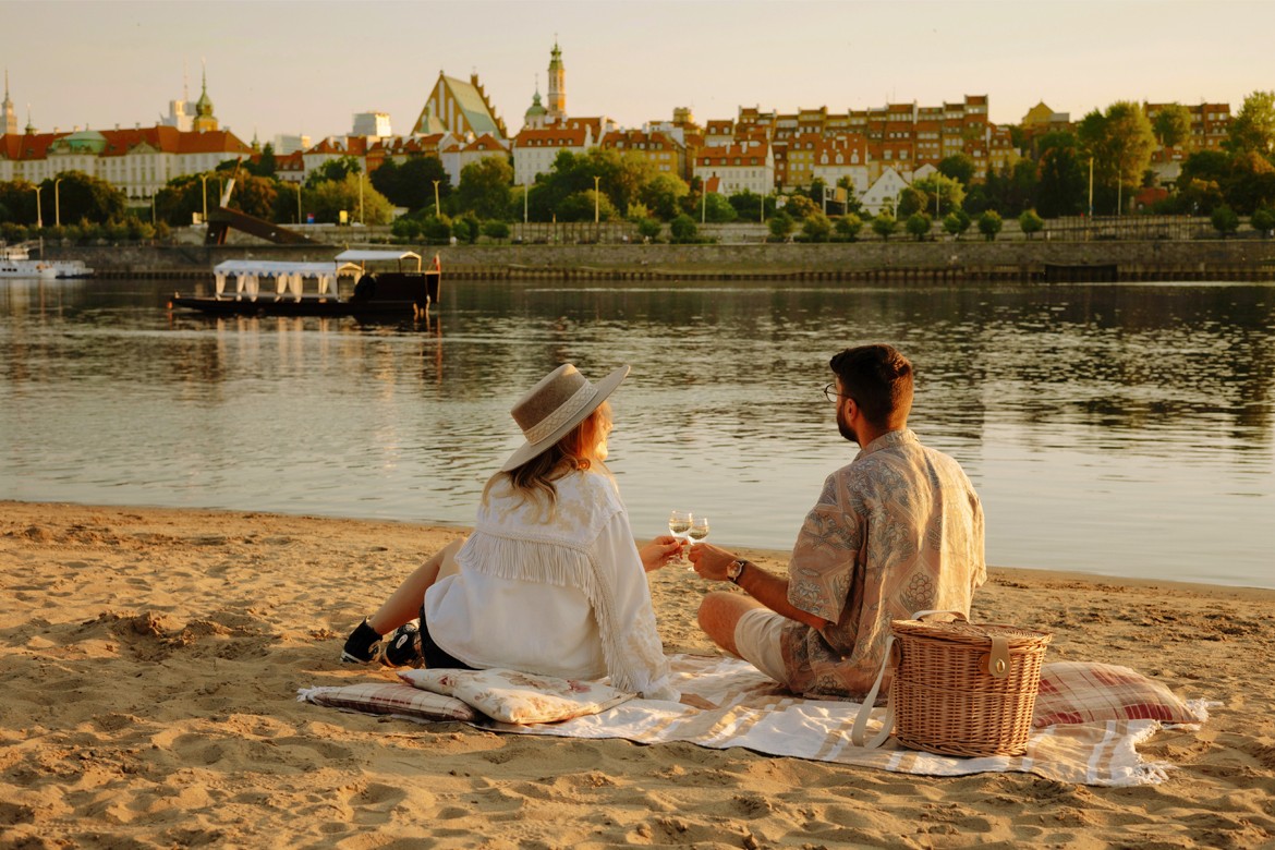 By the Vistula in Warsaw