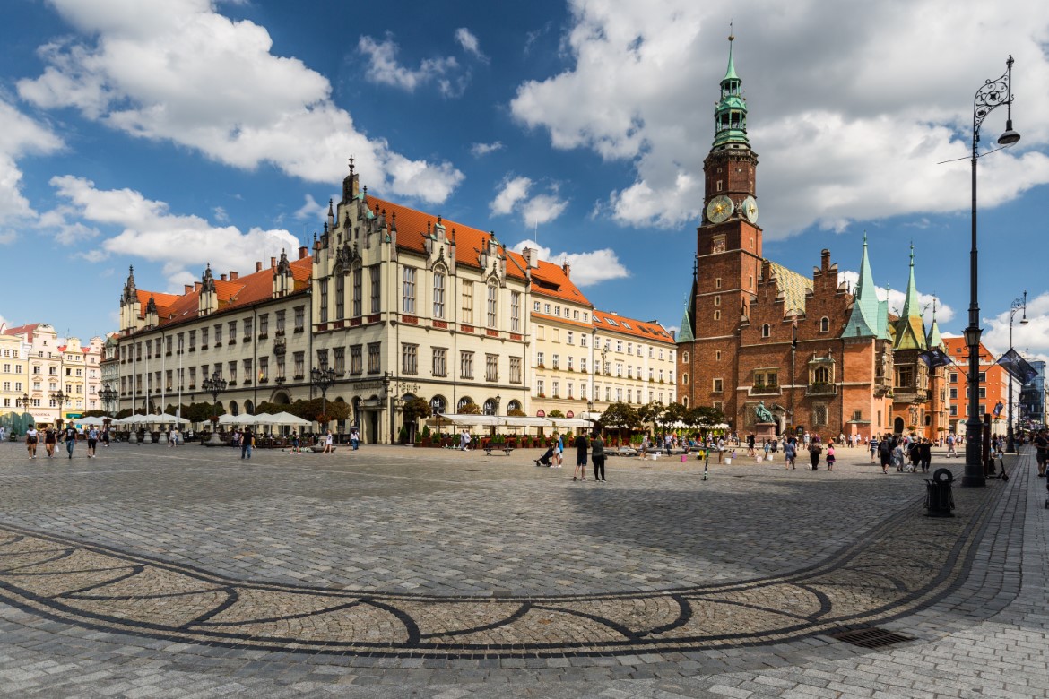 A view of Wroclaw Market Square