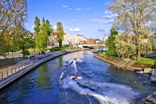 Brda river Bydgoszcz