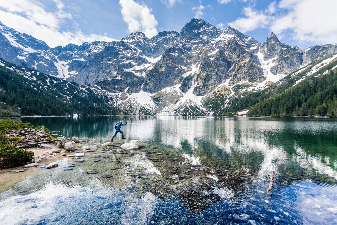 The iconic Tatra Mountains