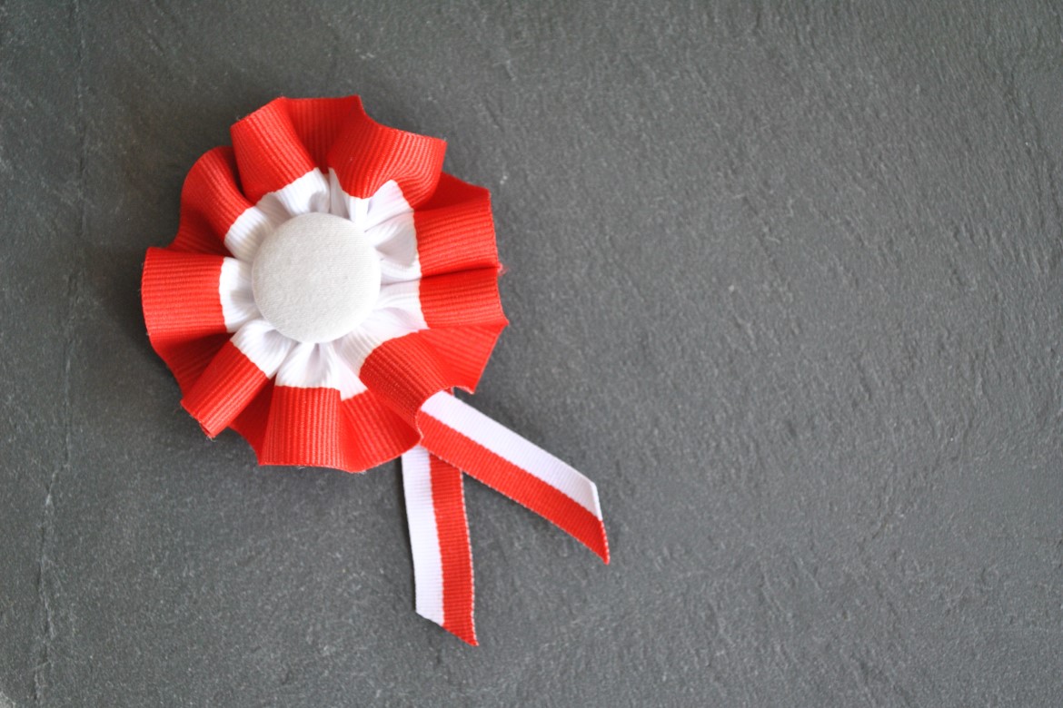 Red and whie cotillion
