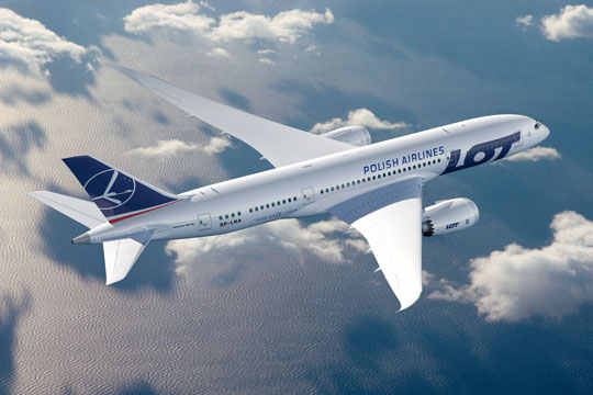 Direct flights on LOT from New York to Kraków in 2020