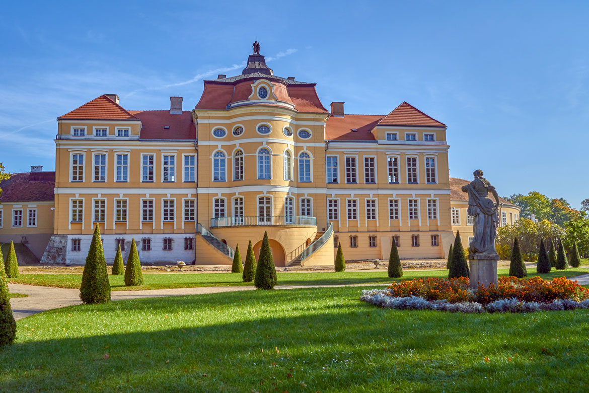 The stunning Rogalin Palace and Park complex