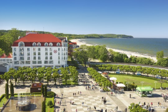 A hotel close to the beach