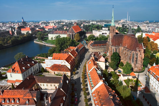 Wrocław on a webcam