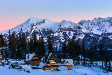 The iconic Tatra Mountains