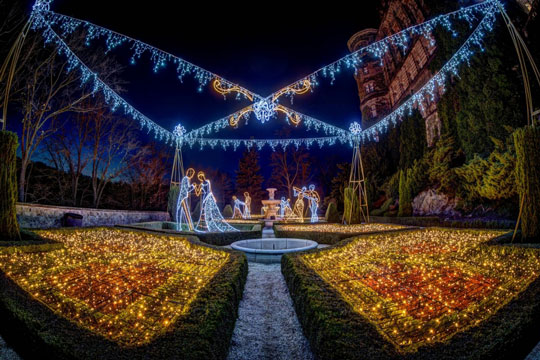 The magical gardens of Książ Castle 