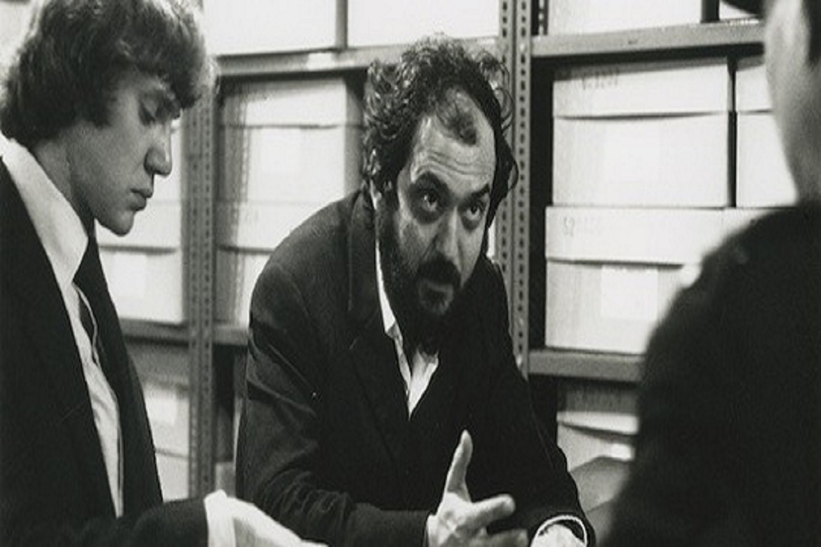 black and white image of Kubrik