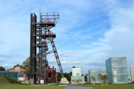 Katowice- landmarks and blues