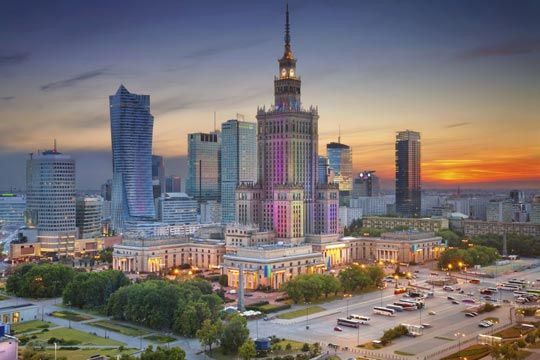 Top 10 attractions in Warsaw