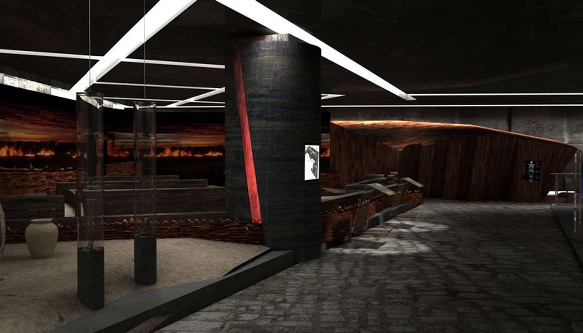Underground museum in Krakow