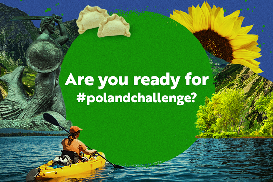 "POLAND. CHALLENGE ACCEPTED."   WIN A STAY IN POLAND!