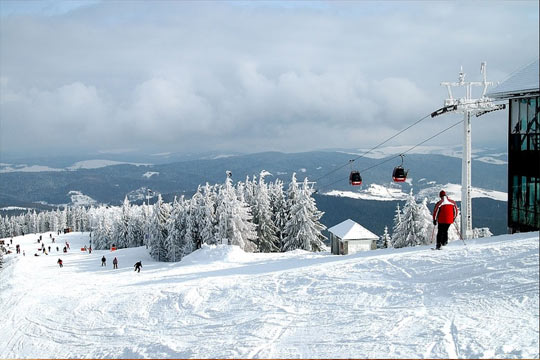 Skiing in Krynica Zdrój