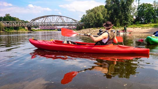 Kayaking in Poland