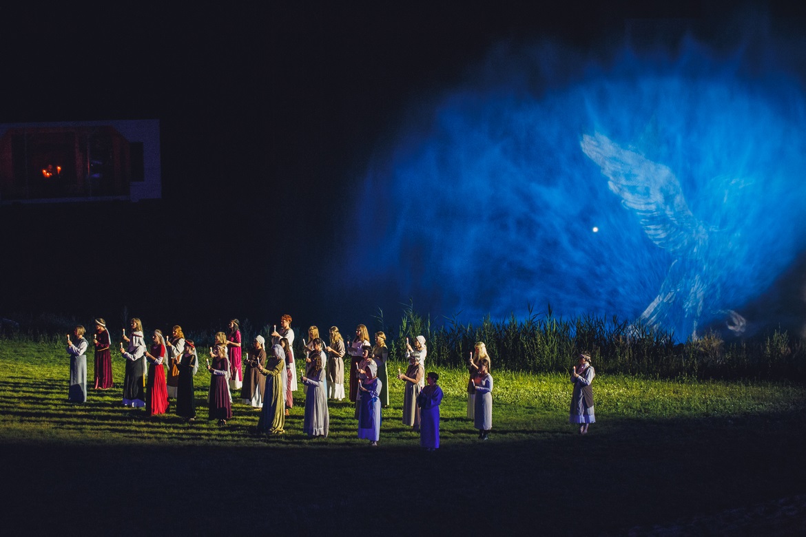 The Eagle and the Cross is an outdoor show
