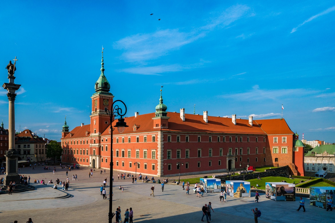 The Royal Castle, located in the Old Town in Warsaw, listed as a UNESCO World Heritage Site in 1980