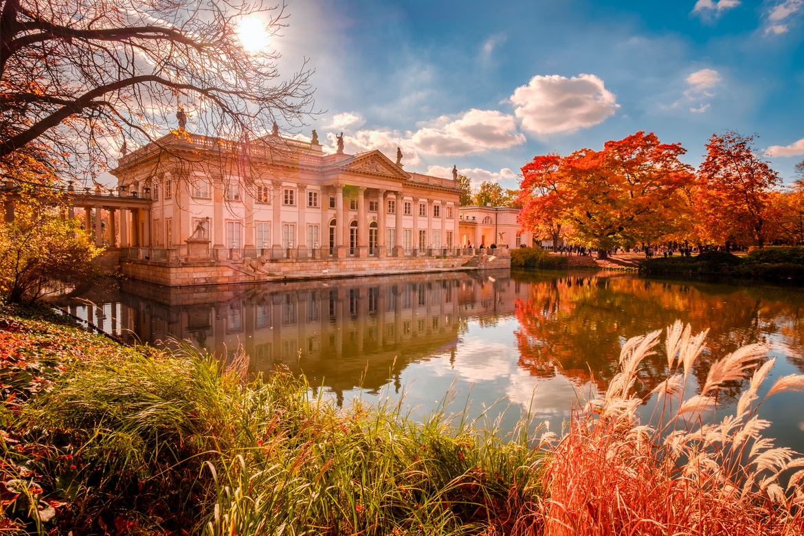 the Royal Łazienki Park in Warsaw