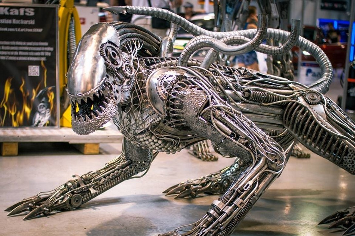 Museum of Scrap Sculpture in Moszna
