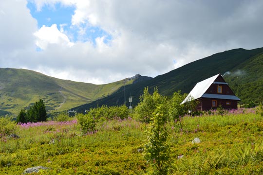 Fallskärmshoppning i Tatrabergen