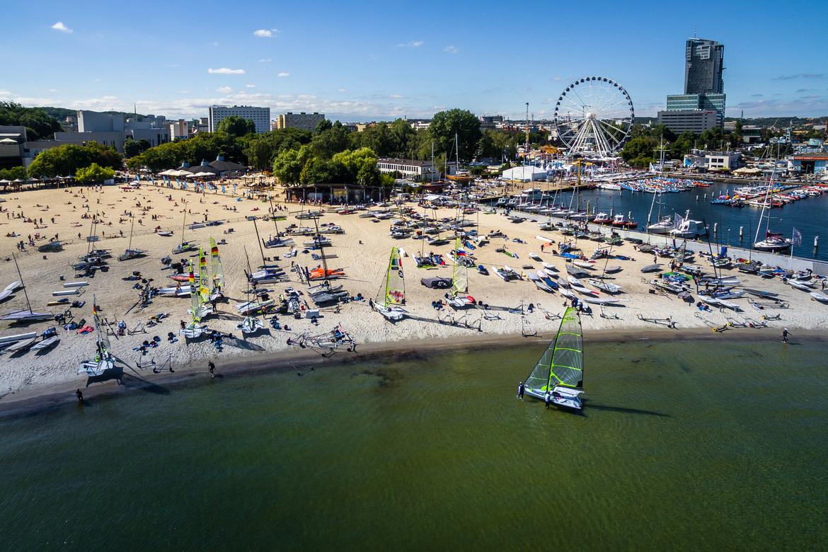 Strand i centrum