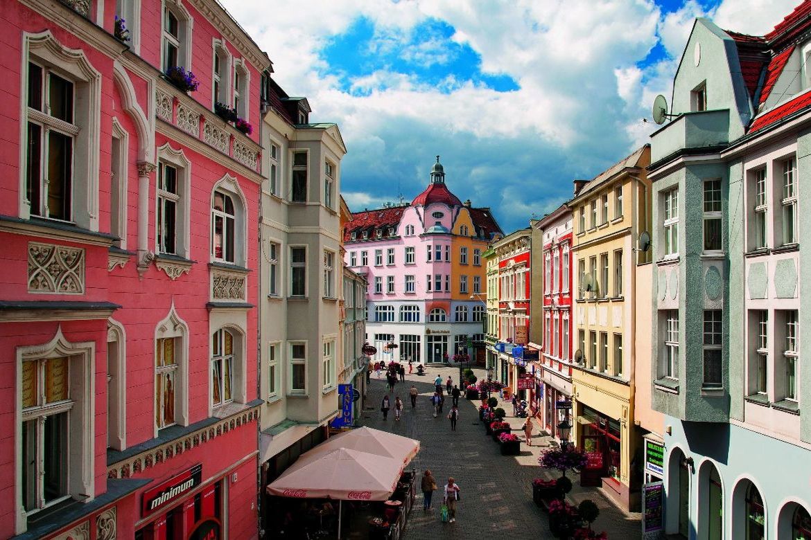 Frihetsavenyn i stadens centrum