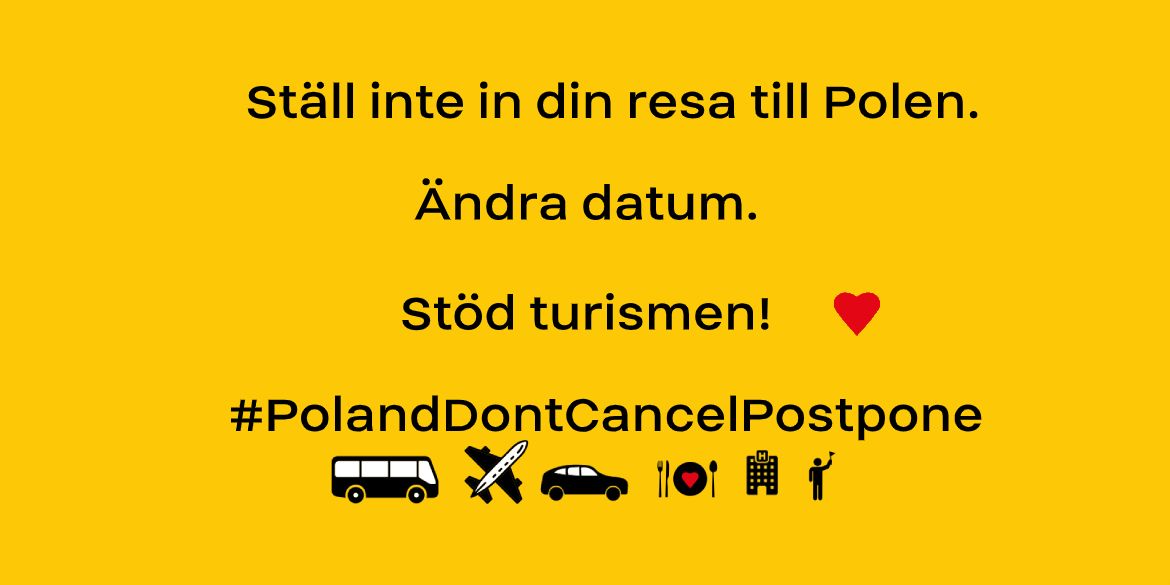 Ställ inte in, ändra datum. Stöd turismen!